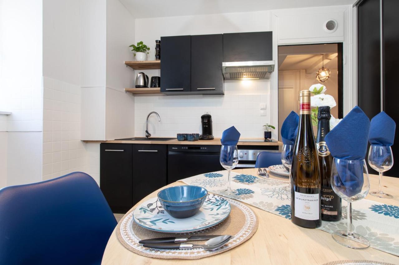 Refuge Ladhof Odysalis I Chic-Moderne-Proche Du Centre-Ville 3 Pieces 2 Chambres กอลมาร์ ภายนอก รูปภาพ