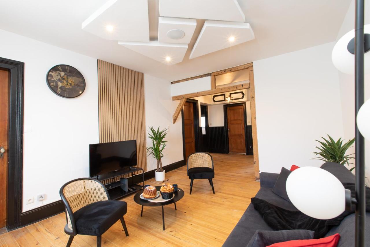 Refuge Ladhof Odysalis I Chic-Moderne-Proche Du Centre-Ville 3 Pieces 2 Chambres กอลมาร์ ภายนอก รูปภาพ